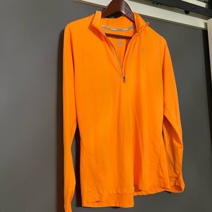 Womens Orange Nike Pullover